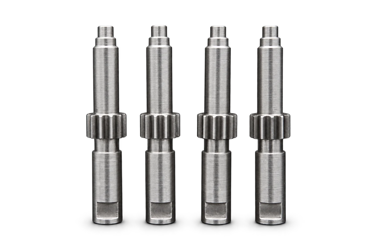Turned metal components