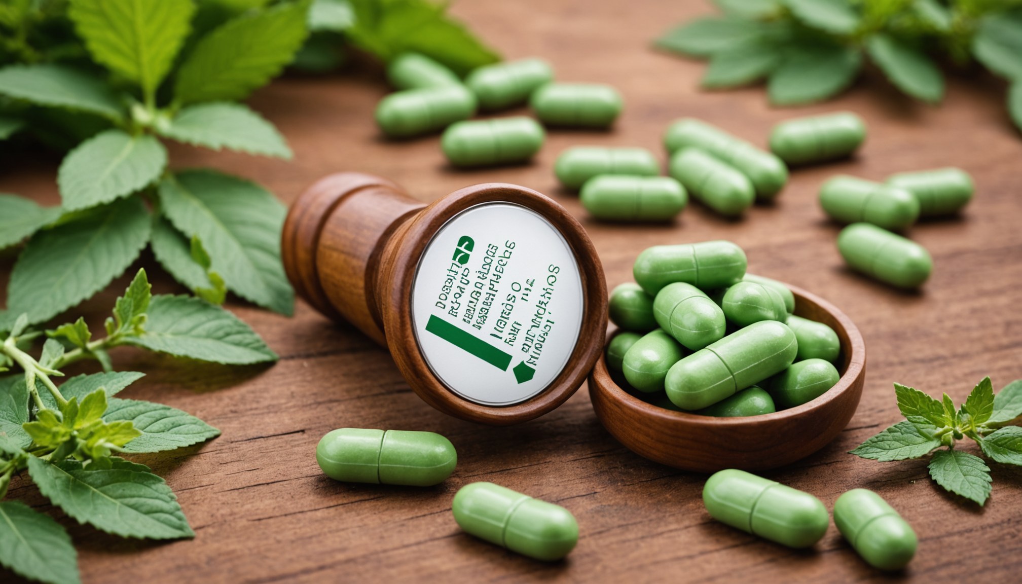 Illustration of herbs and supplements commonly discussed as natural alternatives for erectile support